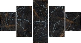 Obraz - Czarny marmur (125x70 cm)