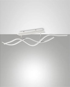 Lampa sufitowa wisząca LED Sinuo 36W, biała, 3666-65-102 firmy Fabas Luce