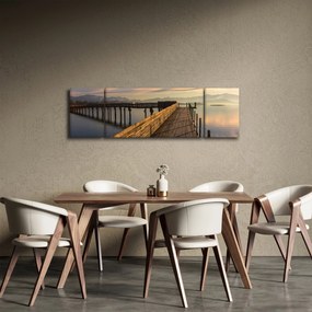 Obraz - Na brzegu jeziora Obersee (170x50 cm)