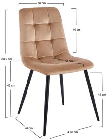 Krzeso Stuhl Velvet