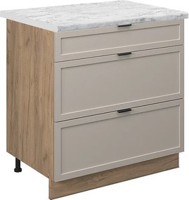 Szafka dolna do kuchni greybeige 80x60x82 fame-line