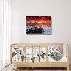 Obraz na szkle - morze (70x50 cm)