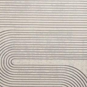Jasnoszaro-kremowy dywan 80x150 cm Apollo – Think Rugs
