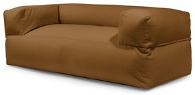 Brązowy worek do siedzenia z materiału bouclé Sofa MooG – SLOWDOWN