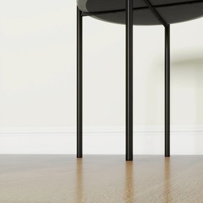 HOMCOM Zestaw 4 hokerów kuchennych aksamitne ciemnoszare do 120 kg stalowy stelaż nowoczesne | Aosom PL