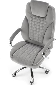 Fotel gabinetowy King 2 z tkaniny velvetowej