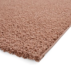 Łososiowy dywan z włókien z recyklingu odpowiedni do prania 120x170 cm Bali – Think Rugs