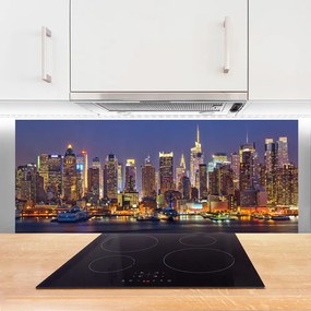 Panel Szklany Panorama Nowoczesnej Metropolii