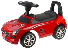 Jeździk mercedes-benz z kierownicą czerwony
