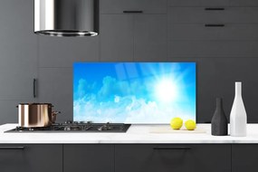 Panel Szklany Blask Słońca nad Horyzontem