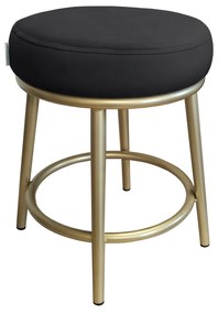 Taboret Ben noga metalowa złota MG19