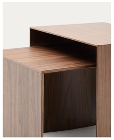 Stolik w dekorze orzecha 40x55 cm Litto – Kave Home