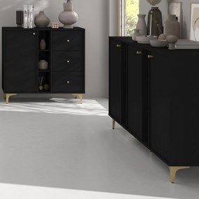 Komoda TORINO 158 cm do Salonu Sypialni Grafit