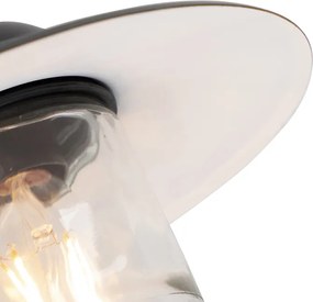 Inteligentna lampa ścienna zewnętrzna czarna IP44 w tym WiFi A60 - Munich