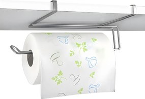 Uchwyt na papier kuchenny EASY ROLL Metaltex 35x18x10 cm - Wykończenie Polytherm® - Srebrny