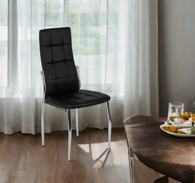 Musztardowe krzesło pikowane Minoli 5X