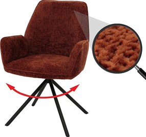 Krzesło do jadalni MCW-G67,  czerwone