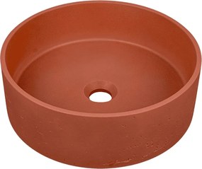 Umywalka nablatowa z betonu terakotowego - Essebagno