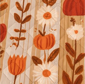 Narzuta na łóżko PUMPKIN STRIPES, kolorowa Rozmiar: 170 x 210 cm