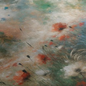 Obraz – Abstrakcja pola z makami (125x70 cm)
