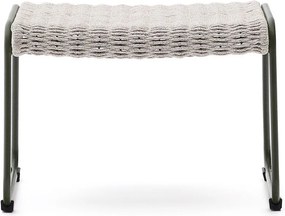 Szarozielony podnóżek ogrodowy Maurina – Kave Home