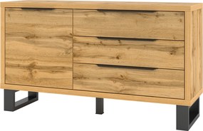 Komoda HALENZA 144 cm do Salonu Sypialni Dąb wotan