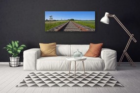 Obraz na płótnie Zapomniane Tory Kolejowe