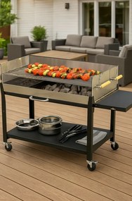 Cattara Grill na węgiel drzewny FIESTA, 95 x 60 cm