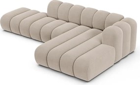 Beżowy narożnik (prawostronny) Lupine – Micadoni Home