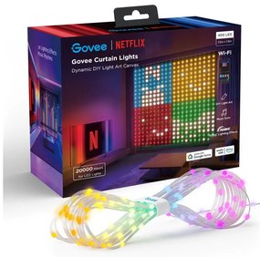 Govee - LED RGB Ściemnialny ozdobny łańcuch LED/15W/230V IP65 Wi-Fi