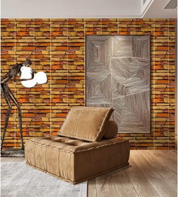 Płytki samoprzylepne zestaw na ścianę 6 szt. 30x60 cm Brick Wall – SP TREND