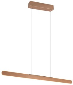 Brązowa lampa wisząca LED Helios – Trio