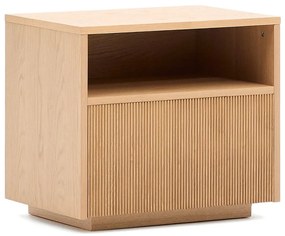 Szafka nocna w dekorze dębu w naturalnym kolorze Helvine – Kave Home