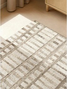 Kremowy wełniany dywan tkany ręcznie 160x230 cm Boho 1.0 Linara – Vikosa