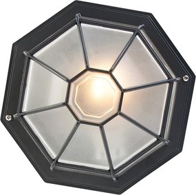 Lampa sufitowa rustykalna ciemnoszara 26,5 IP44 - Bri