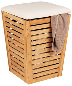Bambusowy kosz na pranie 55 l – Wenko