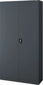 Szafa biurowa metalowa wysoka antracytowa, 1150x2200x400 mm: : JAN II H2200