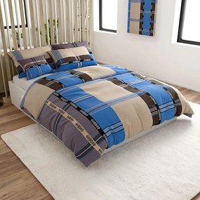 PrzytulneMieszkanie.pl PrzytulneMieszkanie.pl Bawełniana pościel DANIELA niebieska