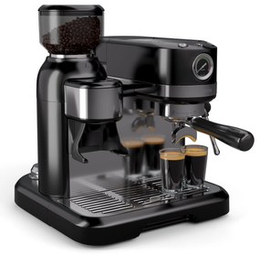 Klarstein Bella Café 1550W 19bar 1.4L Ekspres Kolbowy Czarny