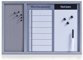 Tablica na notatki WOCHENPLANER, 3 w 1, 60x40 cm, ZELLER