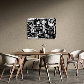 Obraz na szkle - Graffiti (70x50 cm)