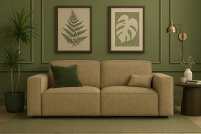 Cursal sofa 2 osobowa  204x102x70 cm jasny brąz Raven 34