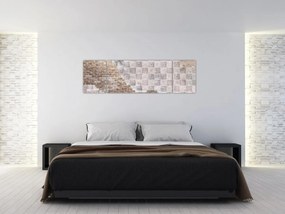Obraz - Ceglana ściana (170x50 cm)