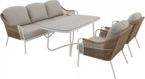 Doppler Valencia Lounge set - ogrodowy zestaw aluminiowy