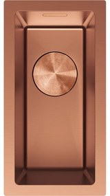 Mexen Trixo zlewozmywak stalowy 1-komorowy 230 x 440 mm, miedź - 6411221000-65