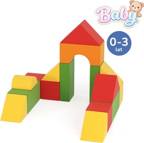 Bezpieczny zestaw piankowy dla dzieci Happy Castle Mid Baby