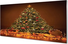 Szkło Ozdobne do Kuchni Choinka w Blasku Świec