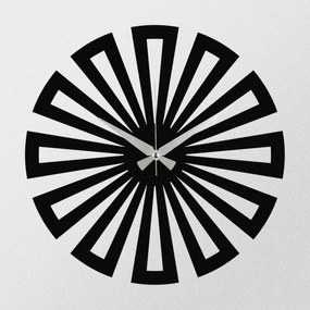 Zegar ścienny Enzo S003 Black, 48 x 48 cm