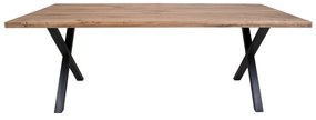 Stół z dębowego drewna House Nordic Montpellier Smoked Oiled Oak, 200x95 cm