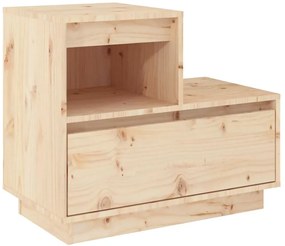 Sosnowa naturalna szafka nocna z szufladą E1-S56